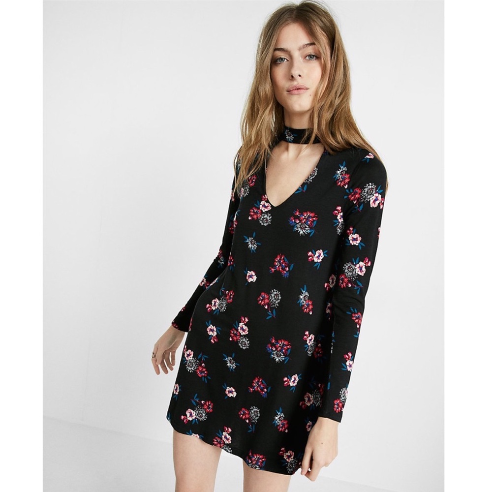 Express Floral print dress sz XS